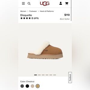Women’s UGG Chestnut Size 7